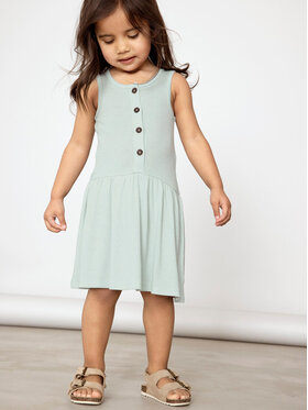 NAME IT NAME IT Rochie de vară 13198490 Verde Regular Fit