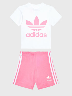 adidas adidas Komplet t-shirt i szorty sportowe Treofil HK7480 Kolorowy Regular Fit