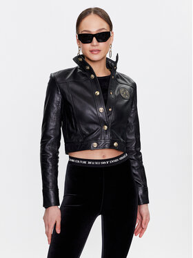 Versace Jeans Couture Versace Jeans Couture Giacca di pelle 74HAVP00 Nero Regular Fit