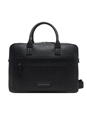 Tommy Hilfiger Tommy Hilfiger Laptoptáska Th Monogram Computer Bag AM0AM13209 Fekete