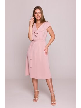 Stylove Stylove Sukienka codzienna S411 Różowy A-Line Fit