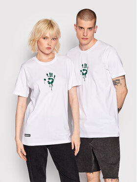 Diamante Wear Diamante Wear Majica Unisex I See Dead Haters Bela Regular Fit