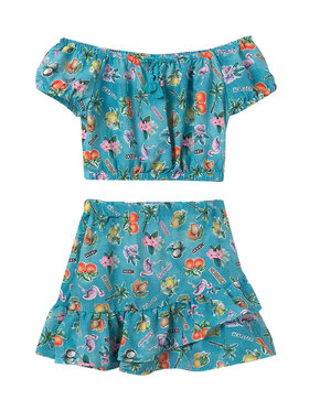 Mayoral Mayoral Set Bluse und Rock 6989 Grün Regular Fit