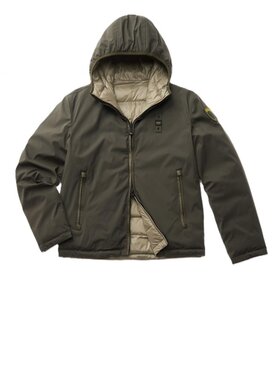 Blauer Blauer Giubbotto invernale 24wbluc06054_005480-683 Verde Regular Fit