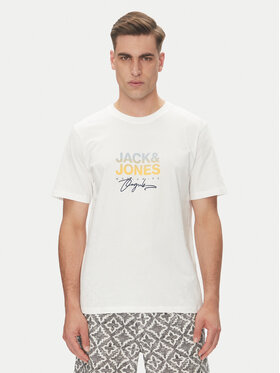 Jack&Jones Jack&Jones T-Shirt Canggu 12281809 Biały Regular Fit