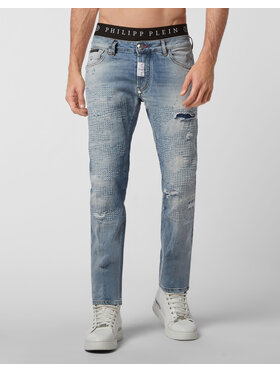 PHILIPP PLEIN PHILIPP PLEIN Jeansy 2311 Niebieski jasny Straight Leg