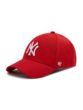 47 Brand 47 Brand Czapka z daszkiem New York Yankees B-MVPSP17WBP-RD Czerwony