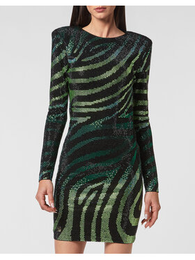 PHILIPP PLEIN PHILIPP PLEIN Večerní šaty 4307 Hnědá Regular Fit