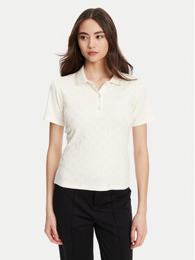 Guess Guess Polo V5YP01 KCX12 Κρεμ Regular Fit