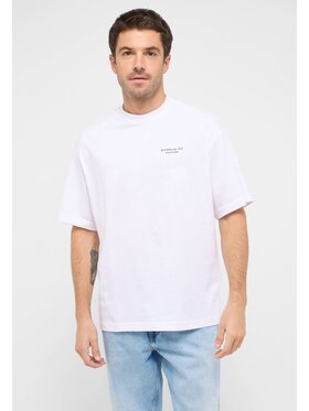 Mustang Mustang T-shirt Akron 1016284 Bijela Relaxed Fit