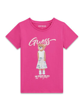 Guess Guess T-shirt J6GI04 K6YW4 Rosa Regular Fit