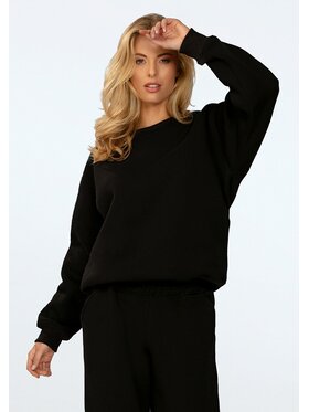 DKaren Sport DKaren Sport Bluza Rehema Czarny Relaxed Fit