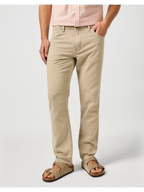 Wrangler Wrangler Jeansy GREENSBORO Beżowy Straight Fit