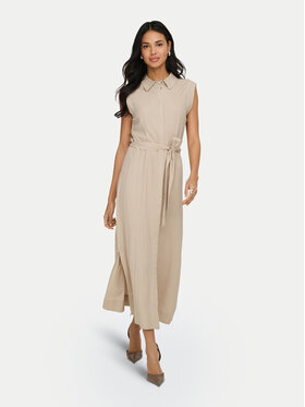 ONLY ONLY Marškinių tipo suknelė Goa 15363697 Smėlio Regular Fit
