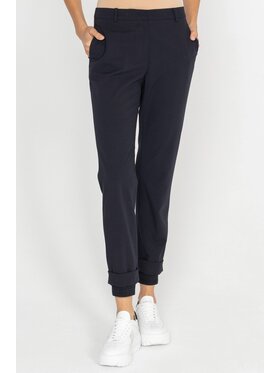 Deni Cler Milano Deni Cler Milano Spodnie materiałowe W-DC-5280-D5-A9-59-1 Granatowy Regular Fit