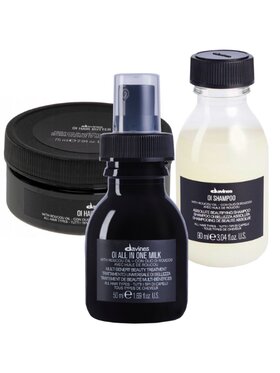 Davines Davines Zestaw OI do każdego rodzaju włosów Masło 75ml Mleczko 50ml Szampon 90ml Zestaw do włosów
