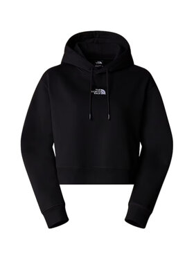 The North Face The North Face Felpa ESSENTIAL CROP HOODIE Nero Cropp Fit