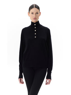 Tiffi Tiffi Sweter TIFFI Czarny Regular Fit