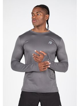 GORILLA WEAR GORILLA WEAR Longsleeve Washington Szary Slim Fit