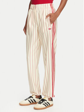 adidas adidas Spodnji del trenirke Pinstripe Firebird Track Ptan KT1851 Kremna Regular Fit