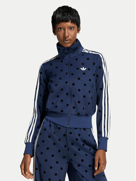 adidas adidas Bluza Satin Polka Dots Tt Track Top LI2852 Niebieski Regular Fit