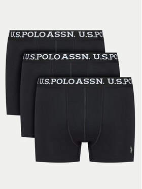 U.S. Polo Assn. U.S. Polo Assn. Komplet 3 par bokserek MUP3438 Czarny