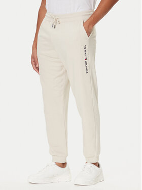 Tommy Hilfiger Tommy Hilfiger Jogginghose UM0UM03664 Écru Regular Fit