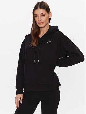 DKNY Sport DKNY Sport Majica dugih rukava DP2T9057 Crna Classic Fit