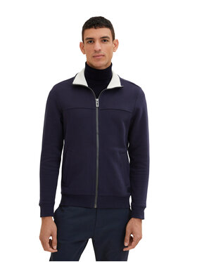 Tom Tailor Tom Tailor Majica dugih rukava 1037049 Tamnoplava Regular Fit