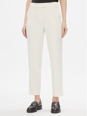 MAX&Co. MAX&Co. Riidest püksid Gennaio Valge Regular Fit