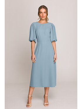 Stylove Stylove Večerní šaty S399 Modrá Premium Fit