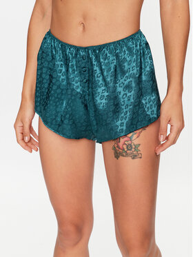Hunkemöller Hunkemöller Pyjamashorts 203229 Türkisfarben Comfortable Fit