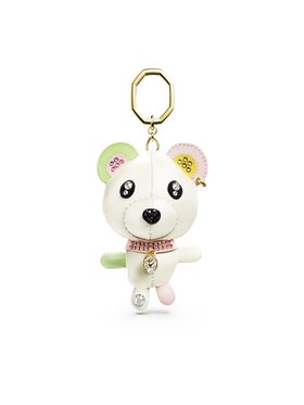 Swarovski Swarovski Brelok Teddy Kolorowy Miś 5734069 Biały