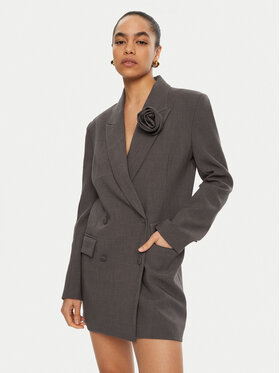 BARDOT BARDOT Sukienka elegancka 59055DB1 Szary Regular Fit