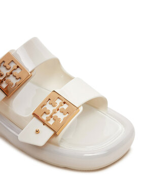 Tory Burch Natikači Buckle Bubble Jelly 149718 Bež