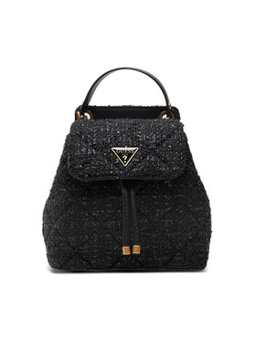 Guess Guess Раница Cessily Flap Backpack HWTA76 79310 Черен