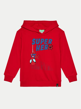 United Colors Of Benetton United Colors Of Benetton Felpa 3J68G200Z Rosso Regular Fit