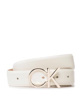 Calvin Klein Calvin Klein Cintura da donna Re-Lock Ck Logo Belt 20Mm K60K610157 Bianco