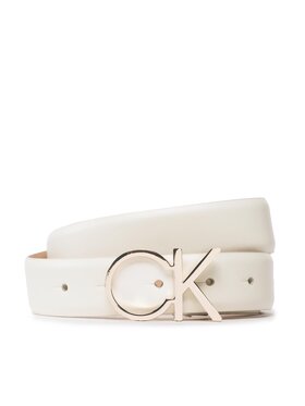 Calvin Klein Calvin Klein Curea de Damă Re-Lock Ck Logo Belt 20Mm K60K610157 Alb