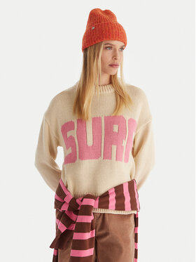 Roxy Roxy Пуловер Exploring Heart ERJSW03674 Бежов Regular Fit