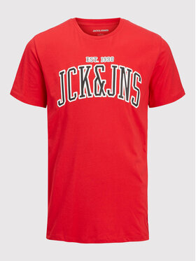 Jack&Jones Jack&Jones T-Shirt Cemb 12211364 Czerwony Regular Fit