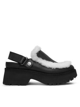 Ugg Ugg Παντόφλες W Esmee Leather Clog 1171507 Μαύρο
