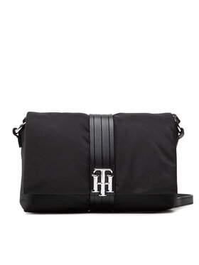 Tommy Hilfiger Tommy Hilfiger Handtasche Relaxed Th Crossover AW0AW11709 Schwarz