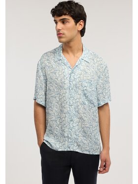 Trussardi Trussardi Koszula 5040N000047N0SA Turkusowy Regular Fit