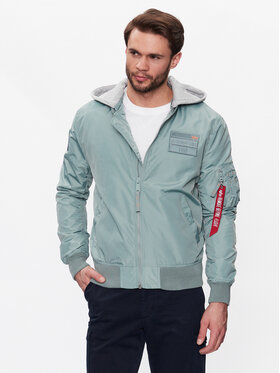 Alpha Industries Alpha Industries Яке бомбър MA-1 126117 Зелен Regular Fit