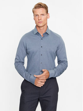 Michael Kors Michael Kors Koszula MD0MD91392 Niebieski Slim Fit