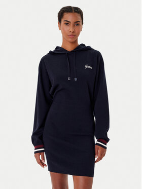 Guess Guess Trikotažinė suknelė V5BK01 Z1152 Tamsiai mėlyna Regular Fit