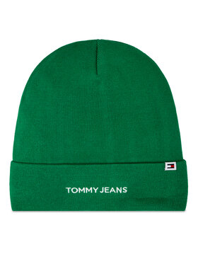 Tommy Jeans Tommy Jeans Kapa Tjw Linear Logo Beanie AW0AW15843 Zelena