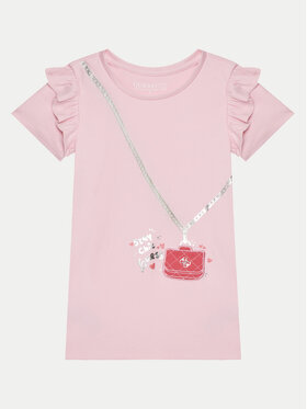Guess Guess Φόρεμα καθημερινό K5RK00 KA6W4 Ροζ Regular Fit