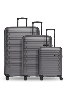 Pactastic Pactastic Komplet walizek 292588 Szary
